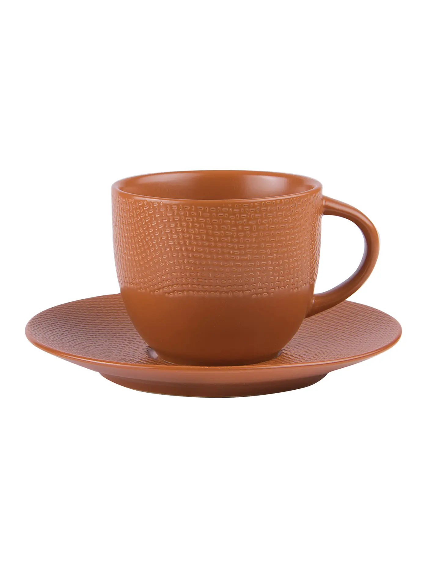 TABLE PASSION | Kaffeetasse mit Untertasse 220ml VESUVIO Safran | orange